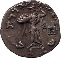 Menander 160 BC Indo Greek Kingdom Silver drachm King Athena