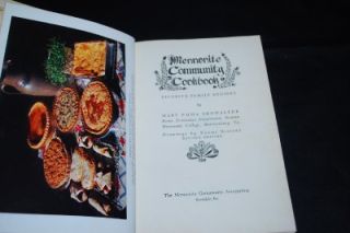 Vintage Mennonite Community Cookbook Hardcover & DJ 1400 Old Family