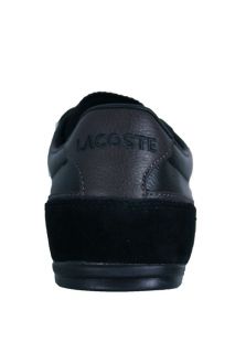 Lacoste Mens Shoes Taloire 5 Black Grey Leather Suede 7 23SRM2302237
