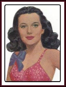 1942 Hedy Lamarr Celebrity Paper Dolls Merrill