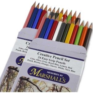 Marshalls Marshalls Creative Pencil Set of 24 Different Colors Acid