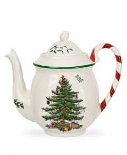 Spode Dinnerware, Christmas Tree Peppermint Teapot