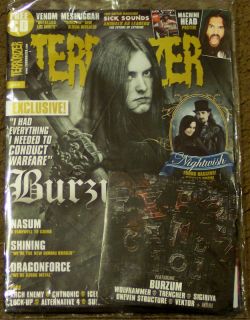 Terrorizer CD Burzum December 2011 217 Machine Head Poster Nightwish