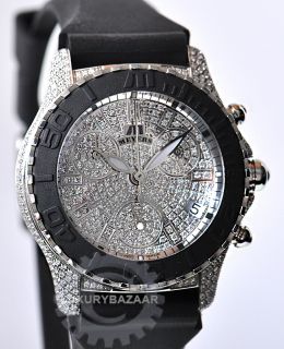 Meyers Lady Beach Chronograph   Stainless Steel with Diamond Case