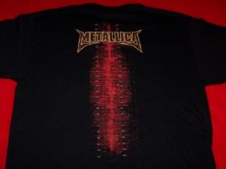 Metallica T Shirt Wavelength Scenes Black Size Large