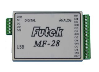 Multifunction USB DAQ Module MF 28 24bit ADC Dio AIO PWM Waveform Free