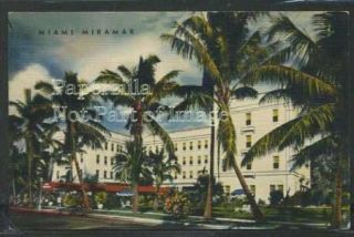FL Miami Linen C40 Miramar Hotel on Bayshore Drive