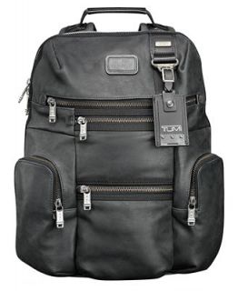 Tumi Bag, Alpha Bravo Leather Knox Backpack