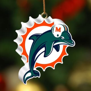 Miami Dolphins 3D Logo Ornament