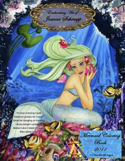 Fairy Angels 2011 Coloring Book 8x11 Fantasy 10 Pages Crayola Paint