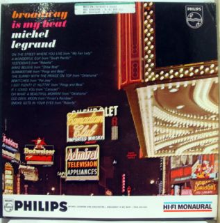 Michel Legrand Broadway Is My Beat LP VG PHM 200 000 Vinyl Record
