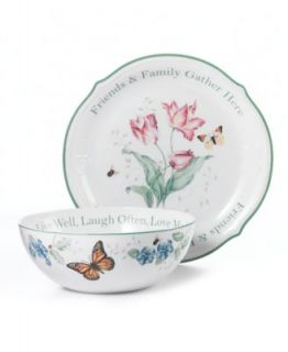 Lenox Dinnerware, Butterfly Meadow Sentiments Collection