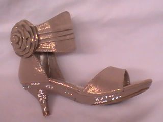 Girls Metallic Suede Pageant Heels (cute19) Youth Flower Girl Party