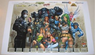 Top Cow 3 x 2ft Poster Pitt Aphrodite IX Common Grounds Witchblade