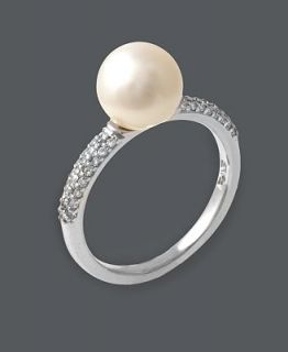 Effy Collection 14k White Gold Ring, Cultured Freshwater Pearl (9 1