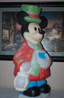 Mickey Mouse Lighted Christmas Blow Mold Santas Best Yard Decor