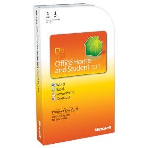 Sealed Microsoft Office Home & Student 2010 Key Card   1PC/1User