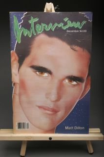 Andy Warhols Interview Magazine Lot 8 1981 1983 Matt Dillon Richard