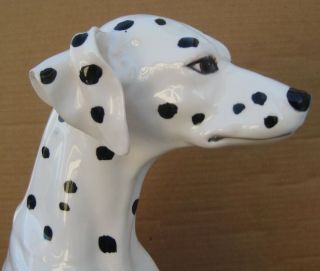 Large Wales Made in Japan Dalmatian or Coach Dog Figurine 20 1 2 Tall
