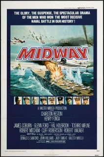 Midway 1976 Original Movie Poster Mint