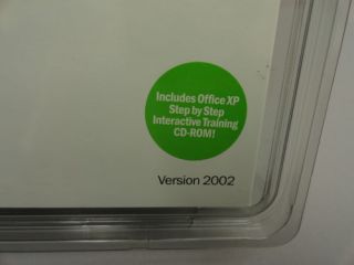 NEW MICROSOFT OFFICE XP PROFESSIONAL VERSION 2002 UPGRADE   WORD/EXCEL