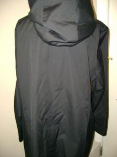 Michael Kors Black Missy Hooded Clip Coat XL $160