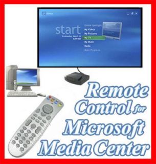 USB Remote Control Kit for Microsoft MCE Media center WIN 7 XP VISTA