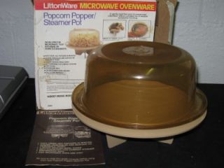 Littonware Microwave Popcorn Maker Popper Steamer Pot with Box