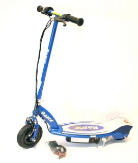 Razor E100 Electric Motorized Kick Scooter Blue
