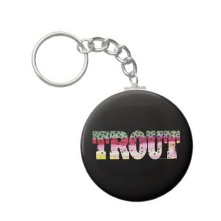 Trout Fly Fishing Keychains