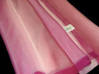 Mila Schon Silk Scarf 68 x 32 Pink
