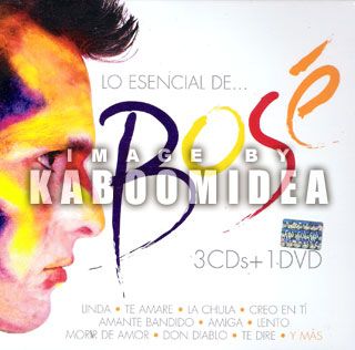 CD 1 DVD Miguel Bose Lo Esencial New Exitos 3CDs 1DVD
