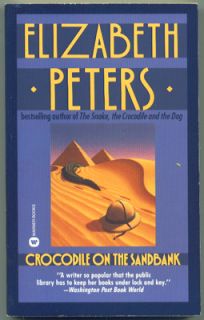 Mystery Crocodile on The Sandbank by Elizabeth Peters PB 1992