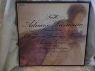Cilea Adriana Lecouvreur Scotto Domingo Milnes 3 LP Box