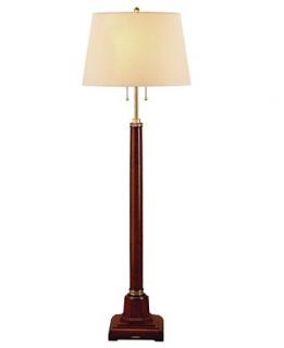 Lauren Ralph Lauren Floor Lamp, Edwin Pedestal Mahogany