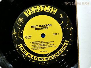 Milt Jackson NM Wax Quartet OJC 001 OBI Jazz Mono LP D837