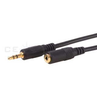 5mm Stereo Audio Extension Cable Plug Mini Jack M F Male Female