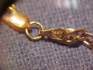 14k Gold Bracelet with 14k Cross Charm for Scrap or not WT 2 1g Size 7