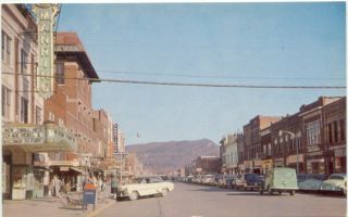 Middlesboro KY Old Cars Street View Postcard Kentucky
