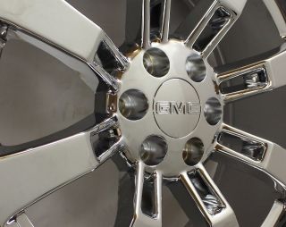inch 8 Spoke GMC Sierra Yukon Denali Wheels Rims Tires Sensors
