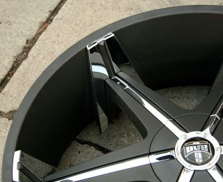 Dub Shooz S147 28 Black Rims Wheels Caprice 5x5 28 x 10 5H 10