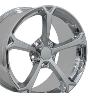 Corvette Grand Sport Chrome Wheels Set of 4 Rims Fit Chevrolet
