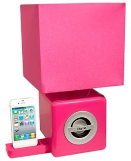 Checkolite Desk Lamp, iHome Flip Dock Speaker Pink