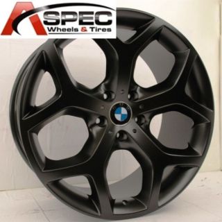 20 Matt Black BMW Style Wheels Fit BMW x5 x6 Xdrive 3 0 3 5 4 8 E70