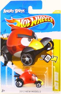 Hot Wheels 2012 Angry Birds Red Bird Car 47 50