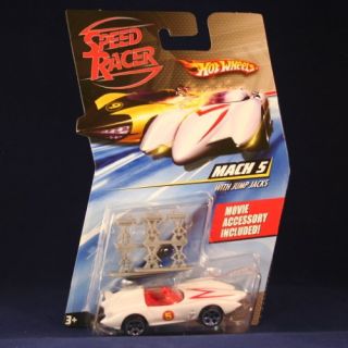 CAR WITH JUMP JACKS Hot Wheels SPEED RACER 1:64 Scale Movie Vehicle