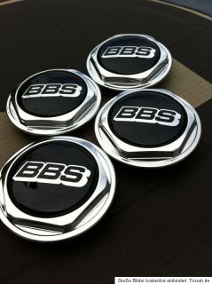 New Polished Aluminium Center Caps for BBs RS Rims
