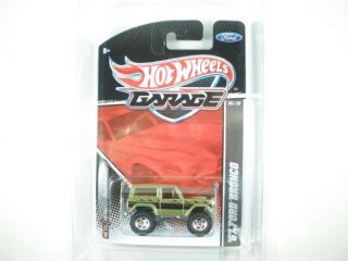 2011  Hot Wheels Garage 67 Bronco from 30 Car Set Real Riders