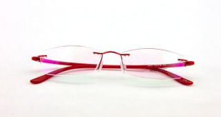Designer Womens Rimless Plastic Optical Eyewear Eye Glasses Frames No