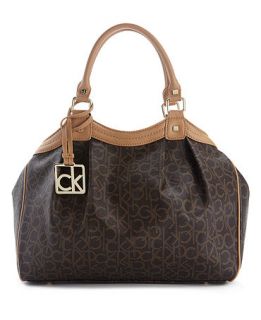 Calvin Klein Handbag, CK Coated Canvas Satchel   Handbags